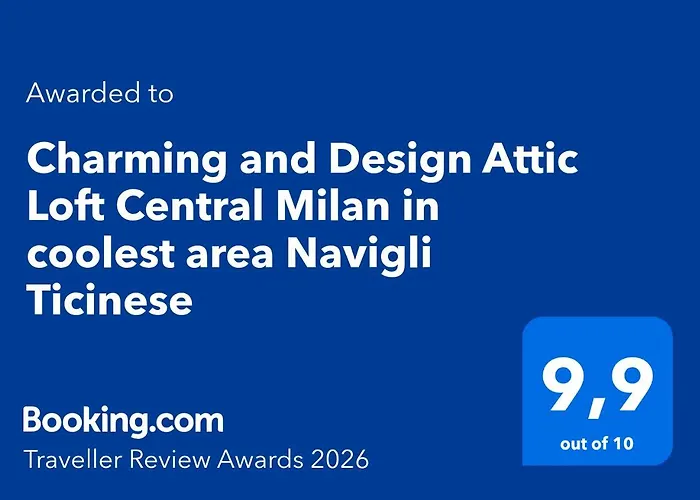 Charming And Design Attic Loft Central In Coolest Area Navigli Ticinese